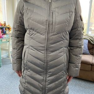 Eddie Bauer long down coat